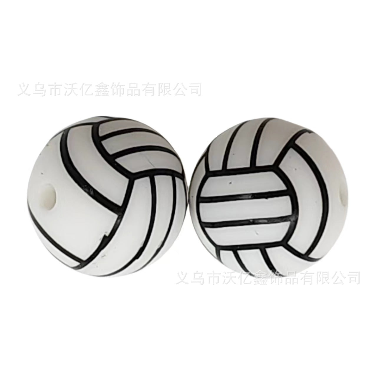 Ball type silicone beads