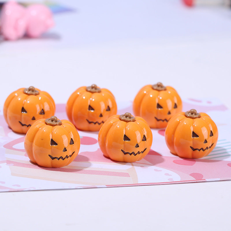 Fat and chubby pumpkin ornament keychain resin accessories