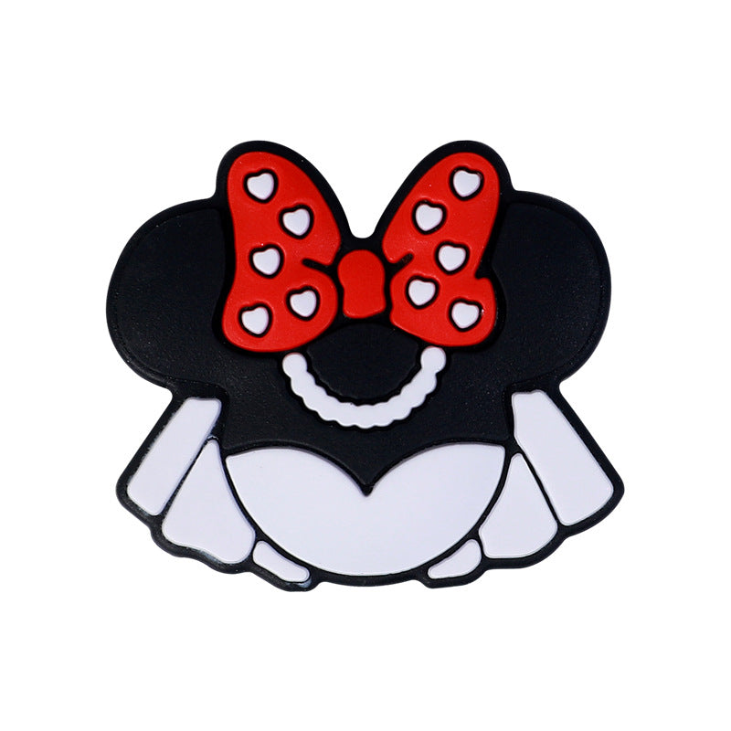 Spot Mickey Silicone Beads focal