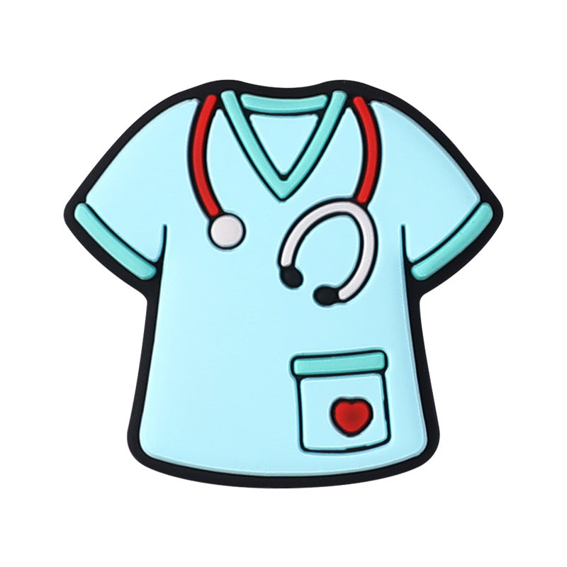Nurse clothing silicone beads