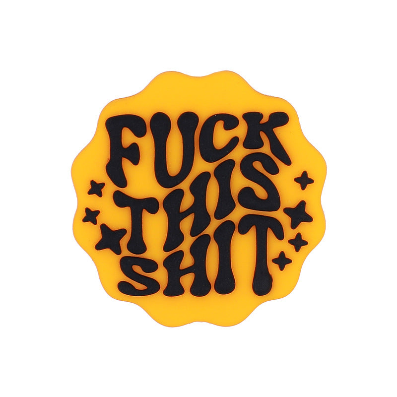 Funny silicone beads