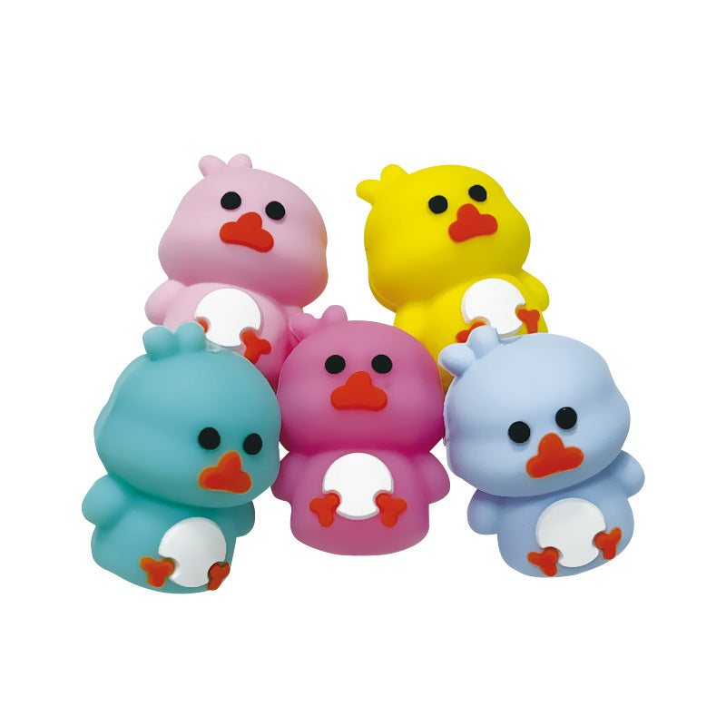 New Yellow Duck 3D Silicone Beads