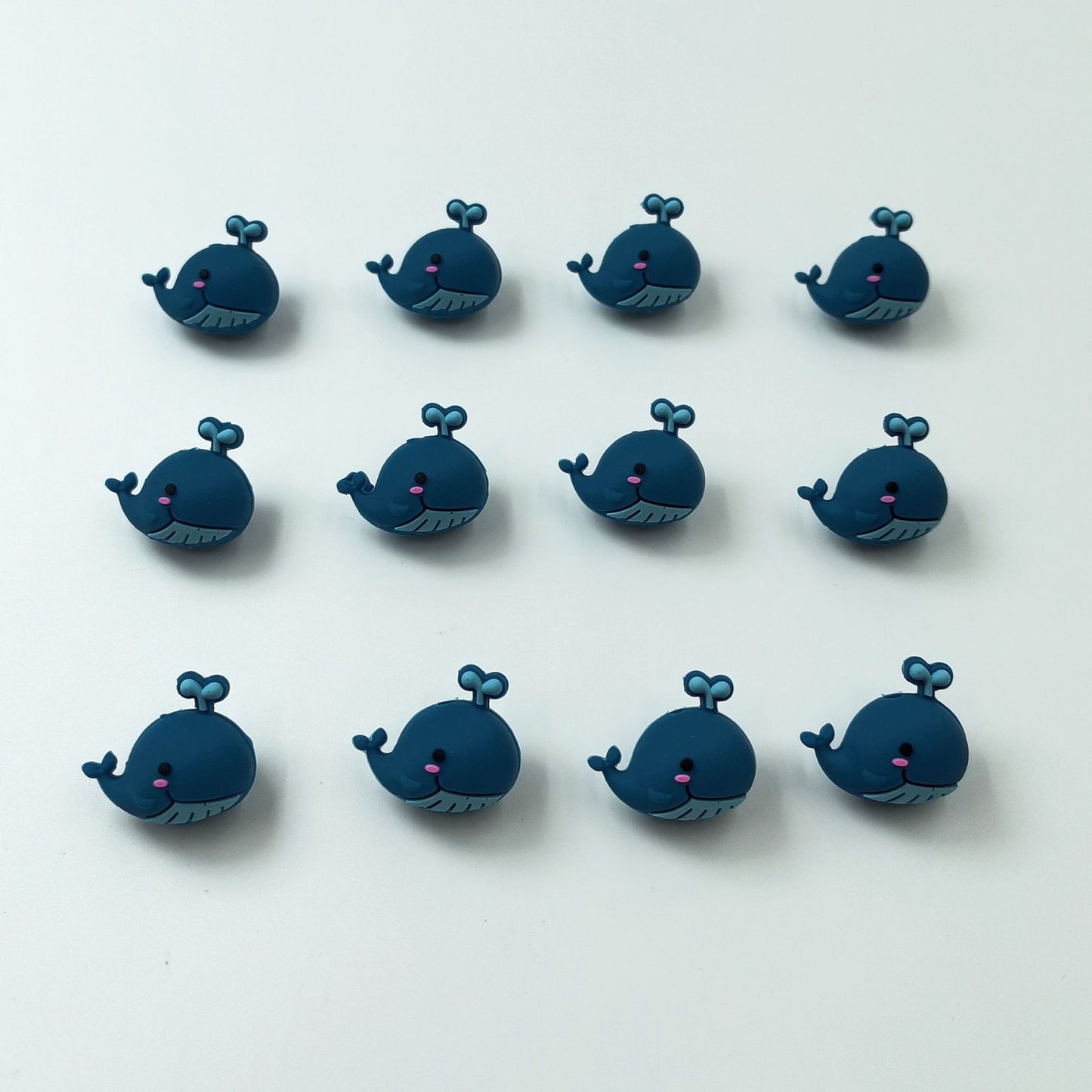 Whale 3D stereoscopic silicone cute cartoon
