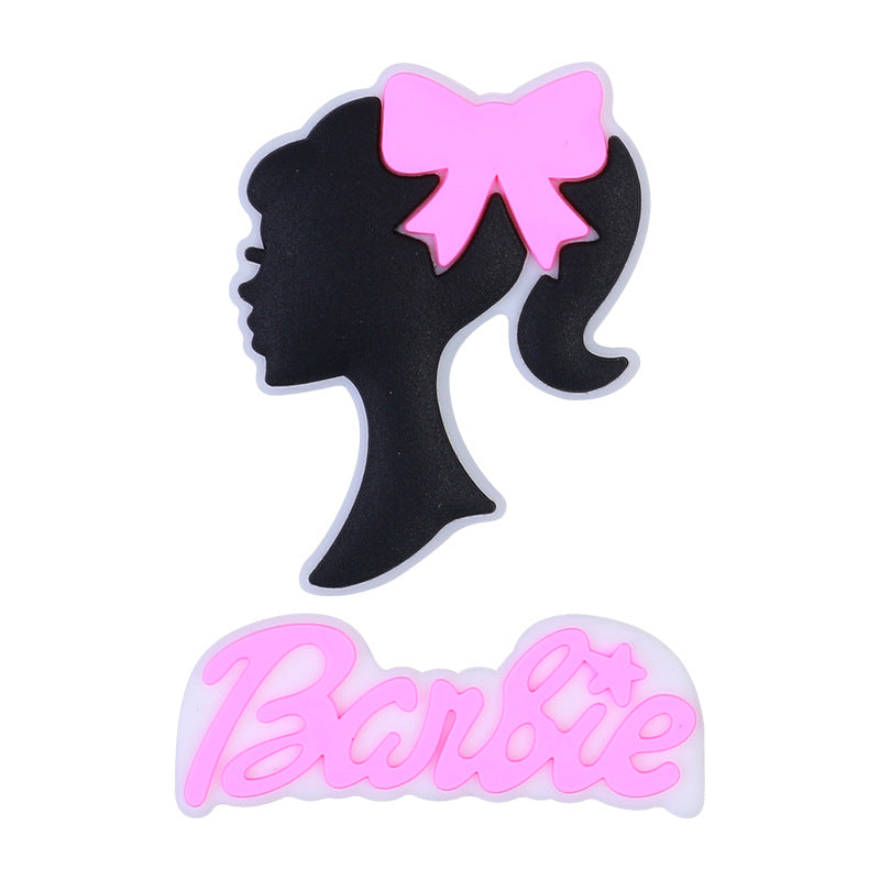 Barbie Silicone Beads focal