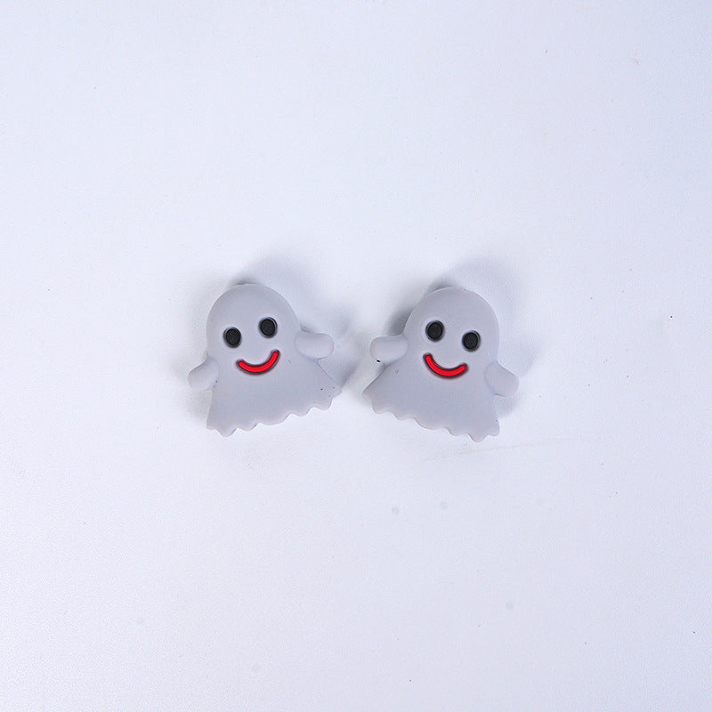 Halloween Pumpkin Silicone Beads