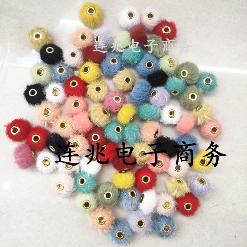Plush beads acrylic beads