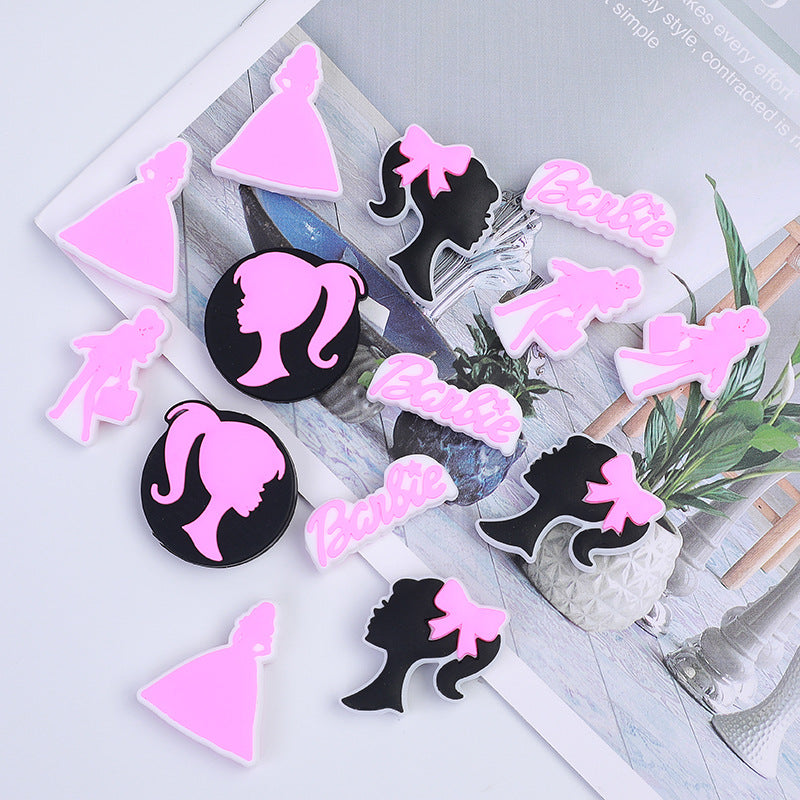 Barbie Silicone Beads focal