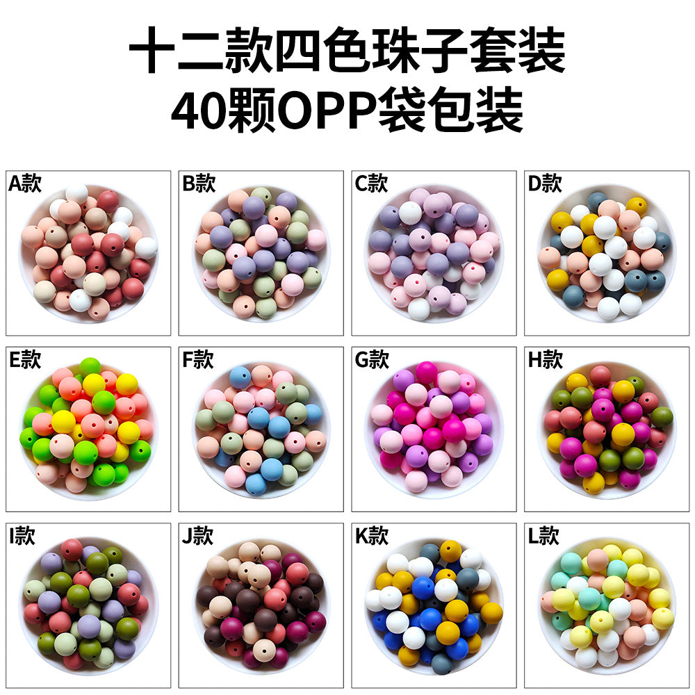 4 colors, 40 mixed dispersion beads