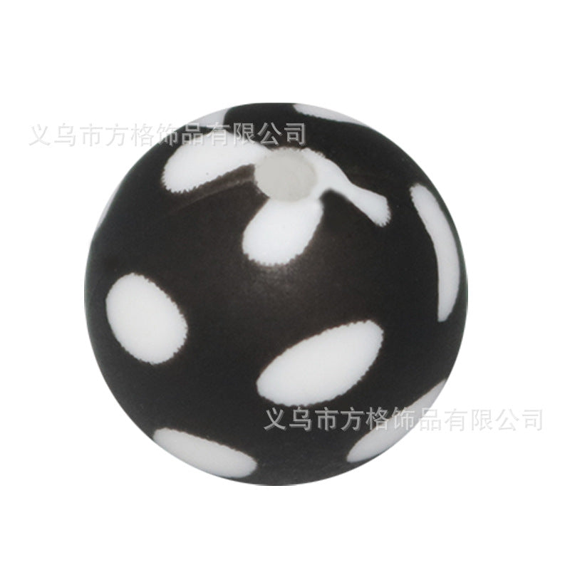 Colorful printed beads