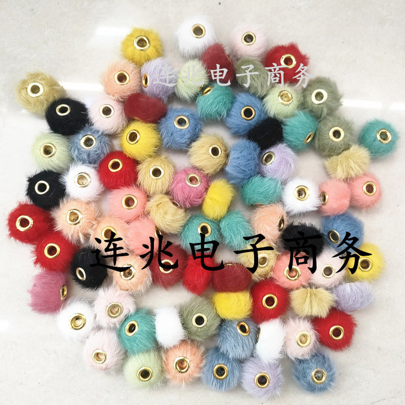 Plush beads acrylic beads