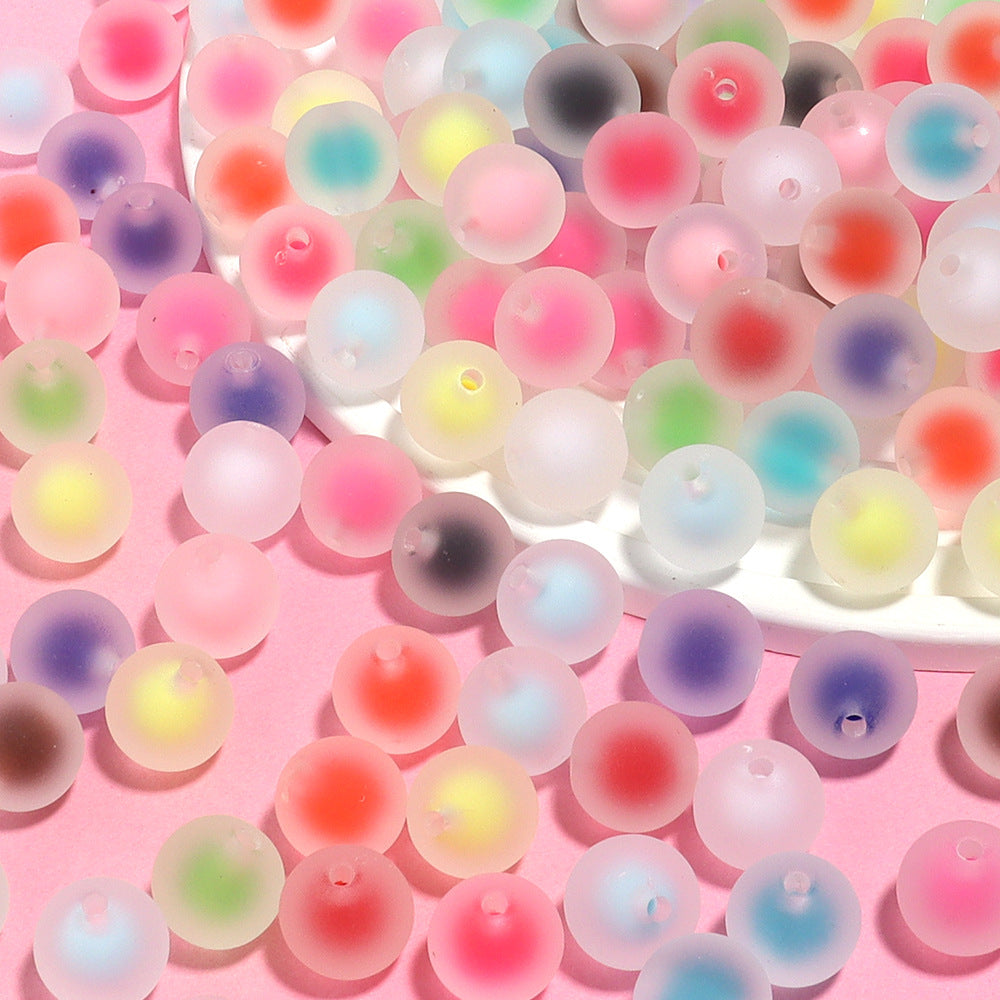 Double layer acrylic beads