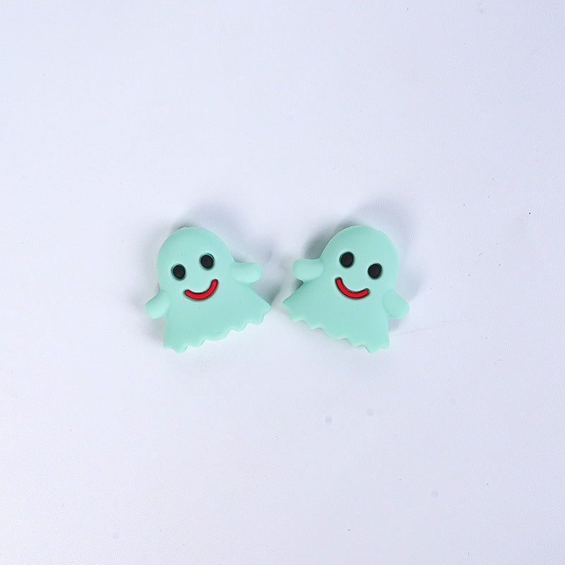 Halloween Pumpkin Silicone Beads