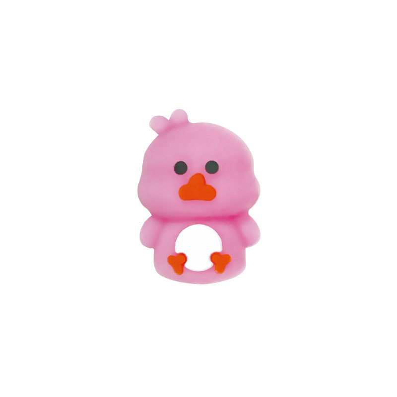 New Yellow Duck 3D Silicone Beads