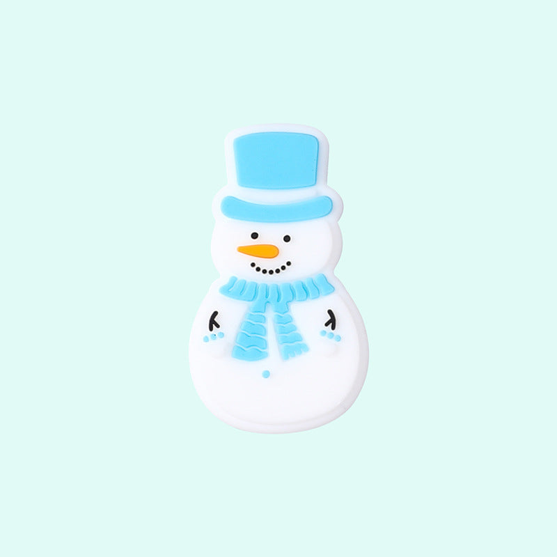 Snowman Polar Bear Silicone Beads
