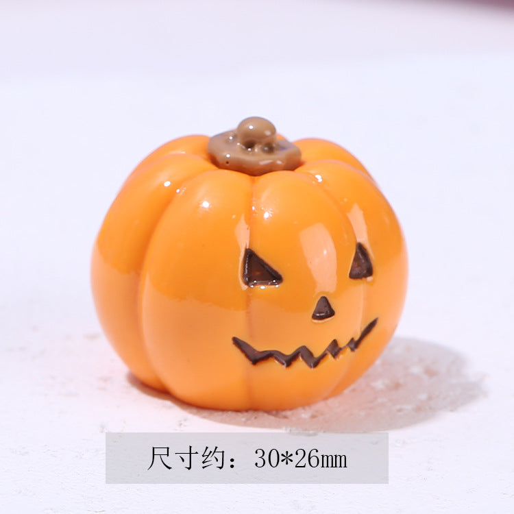 Fat and chubby pumpkin ornament keychain resin accessories