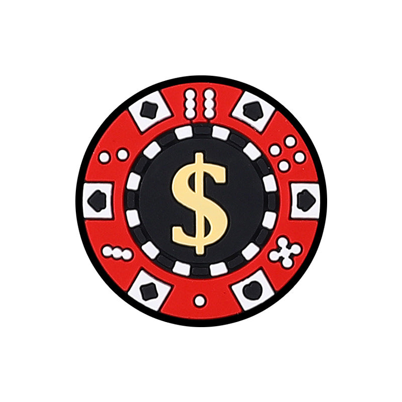 Casino silicone beads