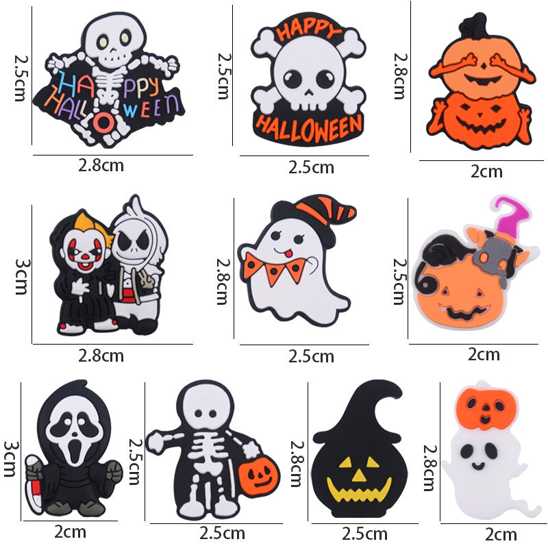 Halloween silicone beads focal