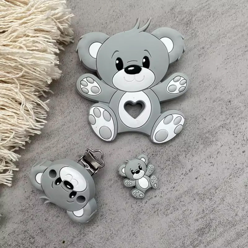Little Bear Silicone Beads