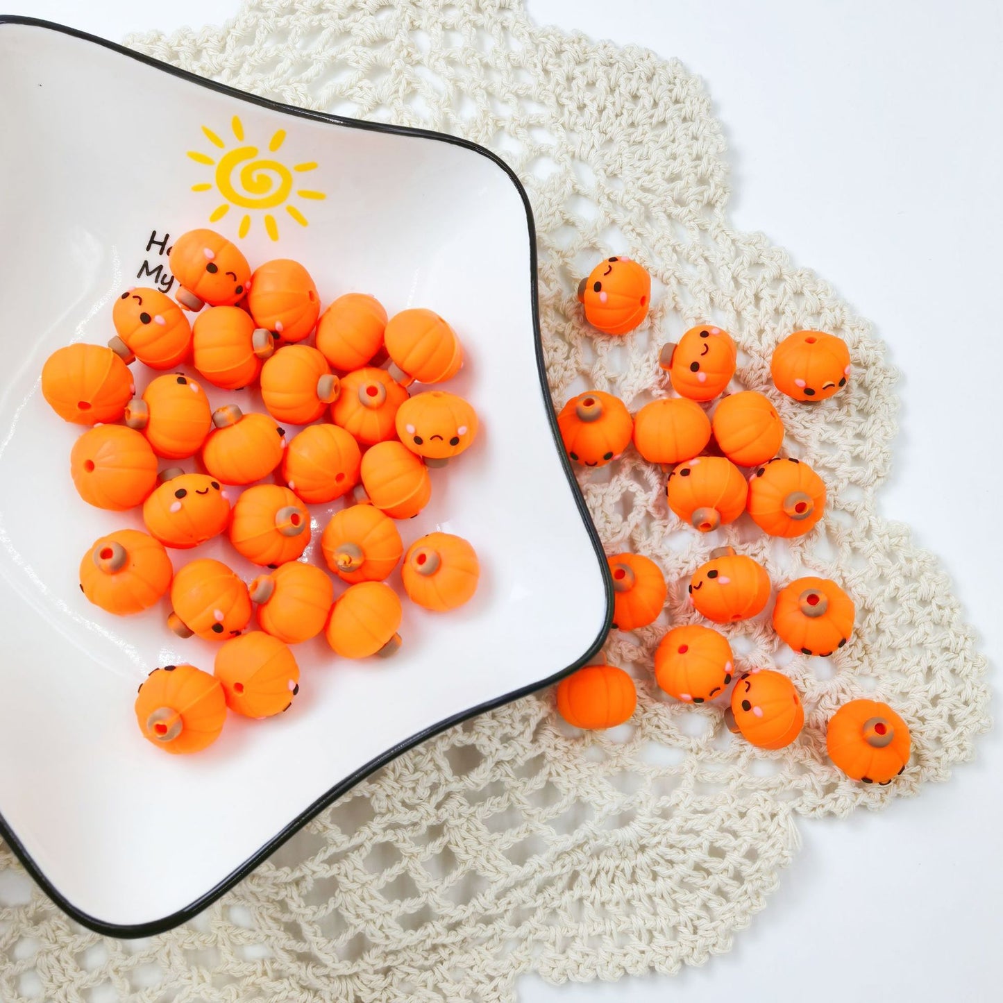 Halloween Cute Pumpkin 3D Stereoscopic Silicone Cute Cartoon