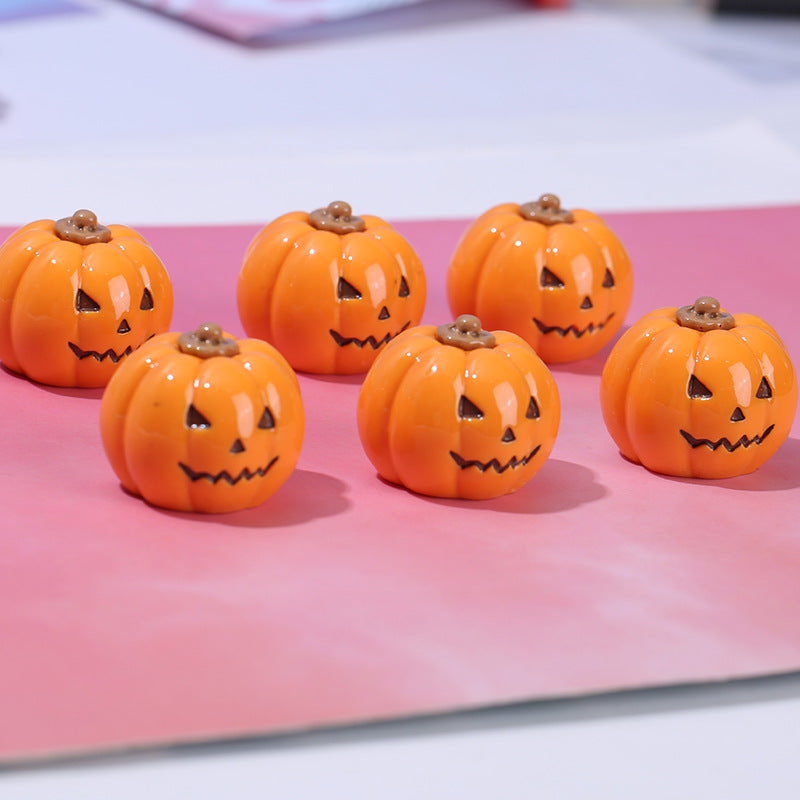 Fat and chubby pumpkin ornament keychain resin accessories