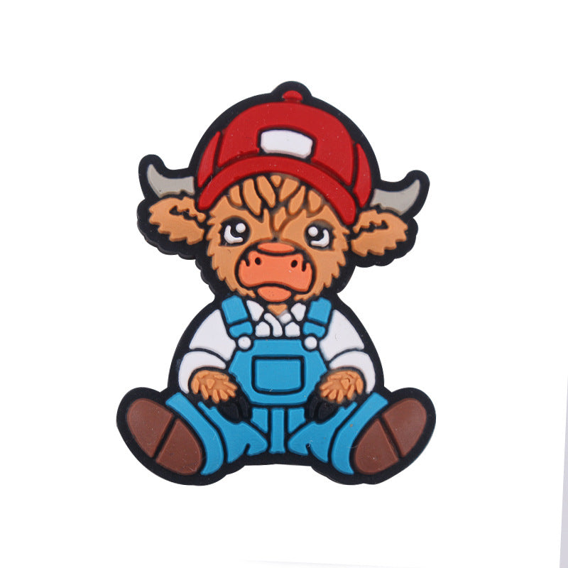 Maternal and child products cartoon animal cow focal