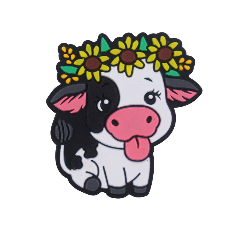 Maternal and child products cartoon animal cow focal