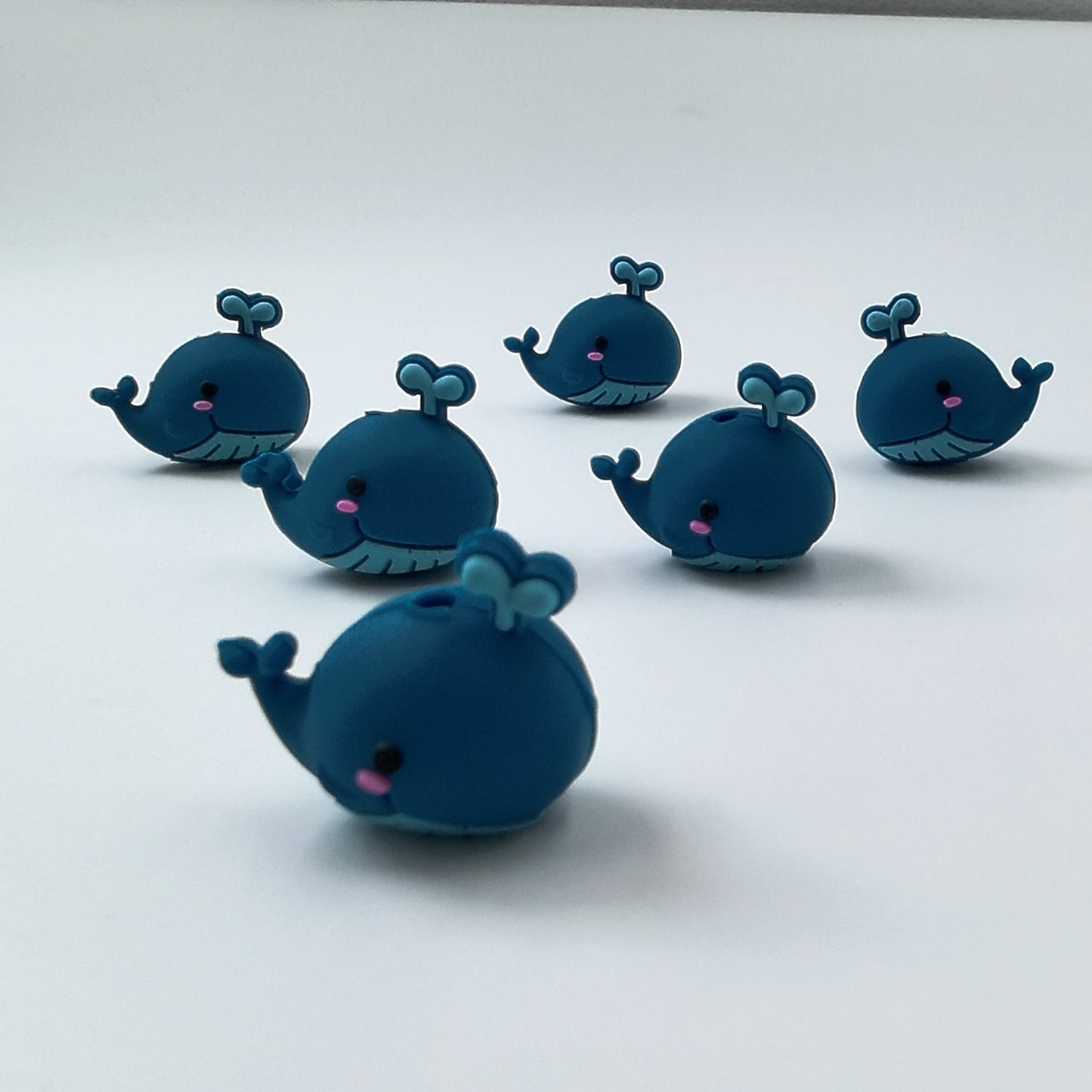 Whale 3D stereoscopic silicone cute cartoon