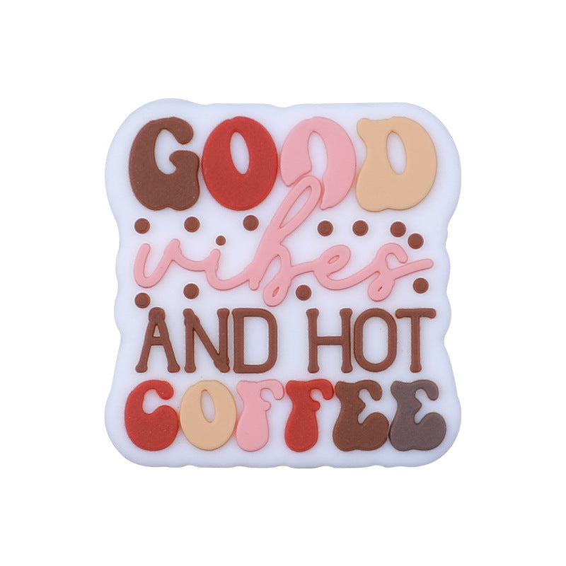 Coffee Silicone Beads