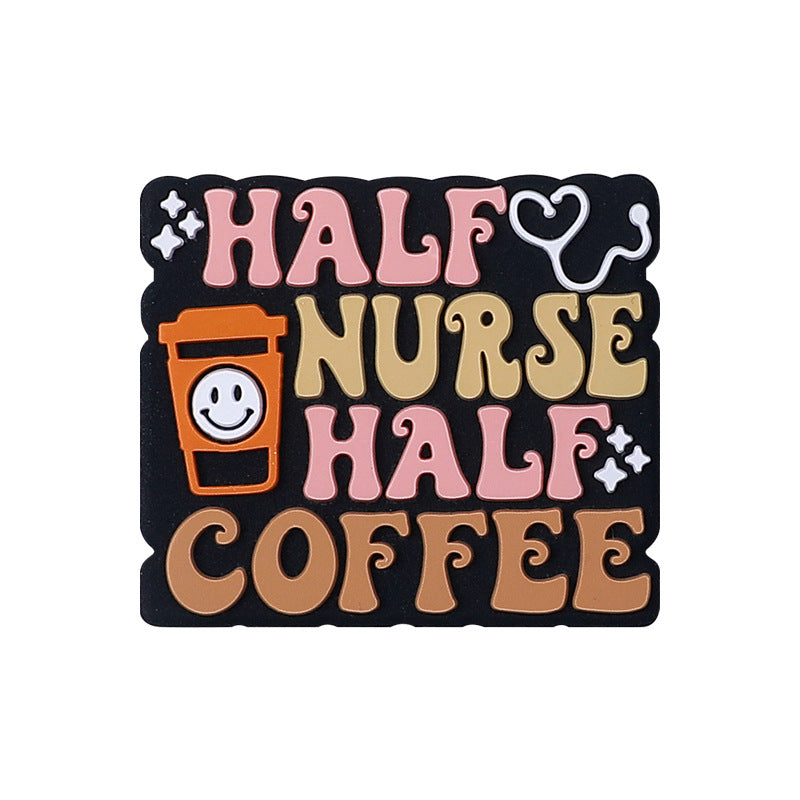Coffee Silicone Beads