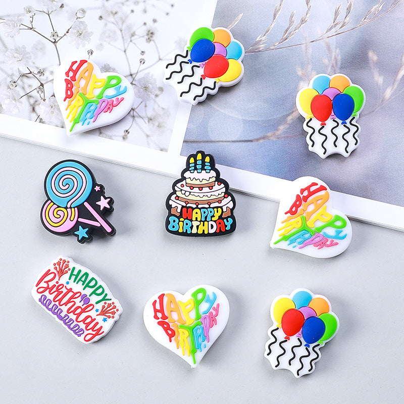 Birthday party decoration silicone beads