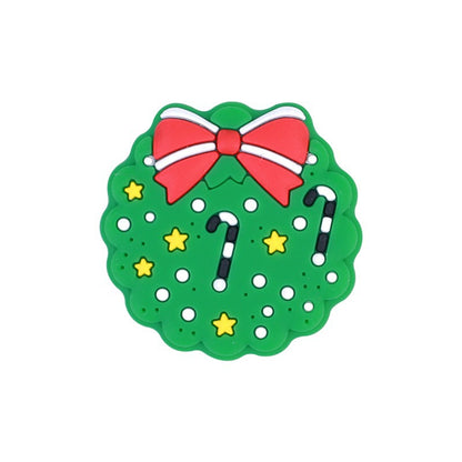 Santa Claus focal snow beads people