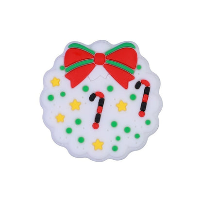 Santa Claus focal snow beads people