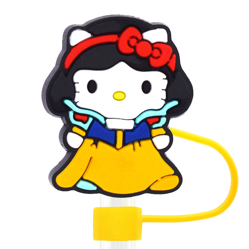 KT cat silicone straw cap