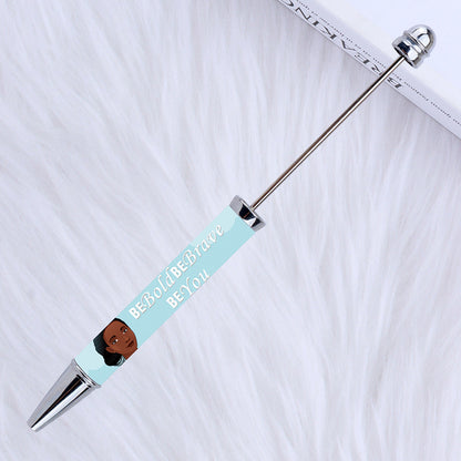 Printed bead pen