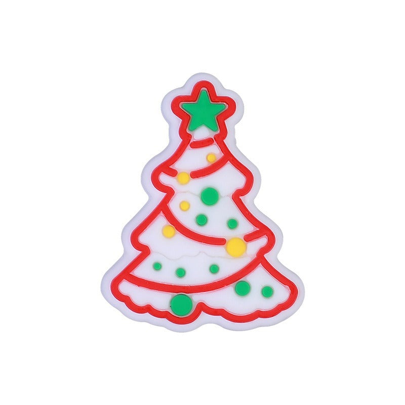 Santa Claus focal snow beads people
