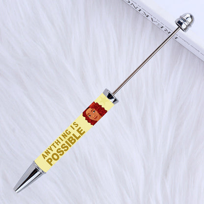 Printed bead pen