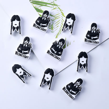 New Wednesday Silicone Beads