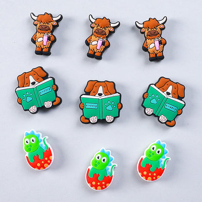Highland Cow Silicone Beads