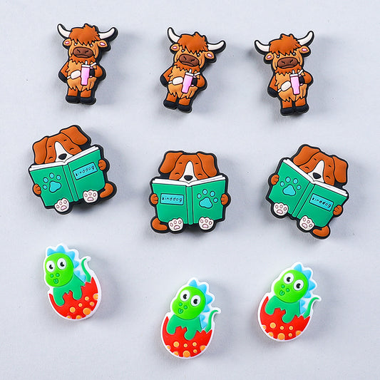 Highland Cow Silicone Beads