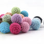 Wooden cotton crochet wool ball