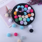Wooden cotton crochet wool ball