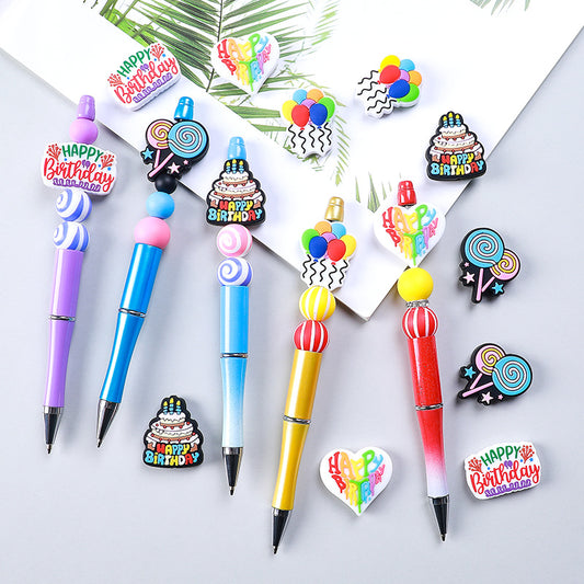 Birthday party decoration silicone beads