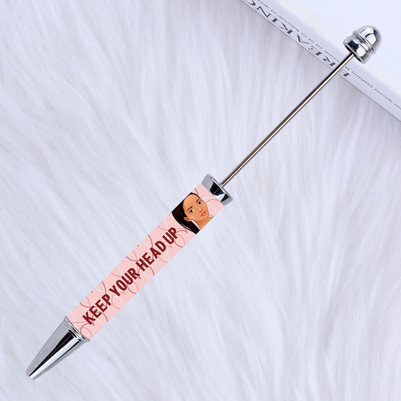 Printed bead pen