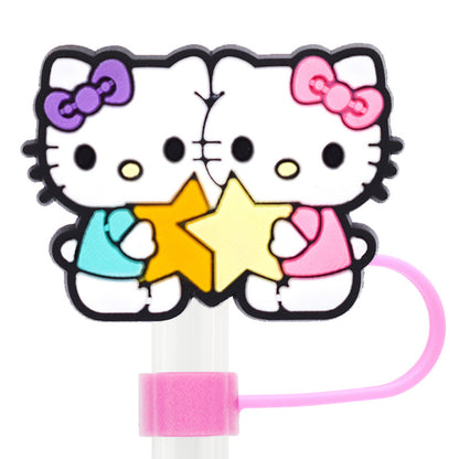 KT cat silicone straw cap