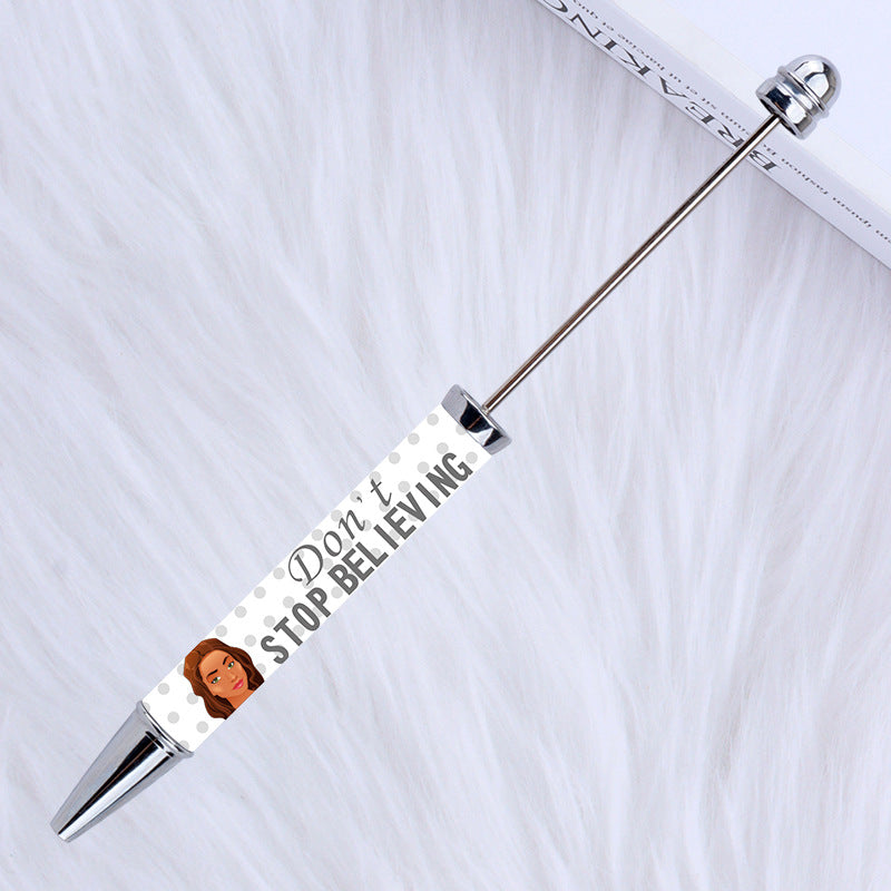 Printed bead pen
