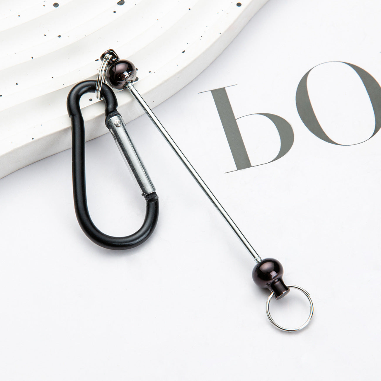 KEY CHAIN DIY mountain buckle D-type lock metal hook
