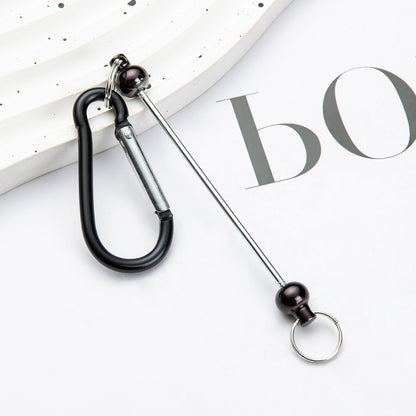 KEY CHAIN DIY mountain buckle D-type lock metal hook
