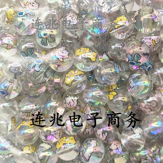 Transparent acrylic beads