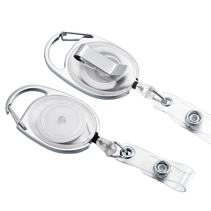 Easy to pull zinc alloy telescopic metal certificate buckle