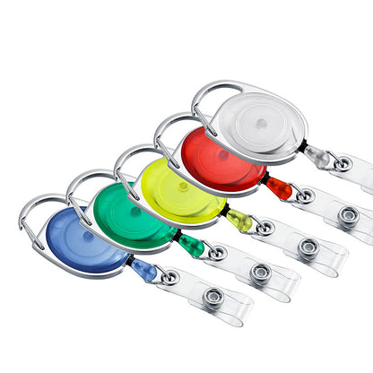 Easy to pull zinc alloy telescopic metal certificate buckle